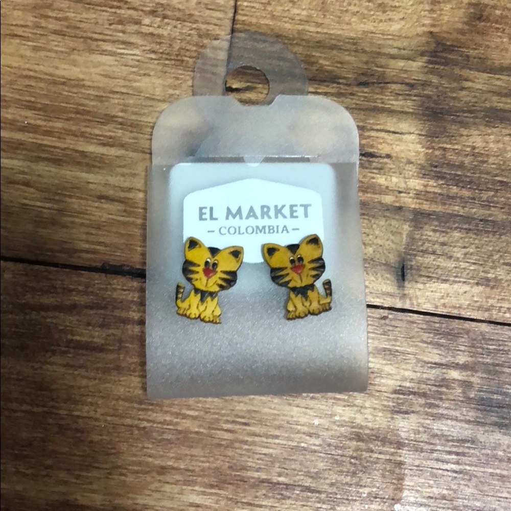 Cat earrings